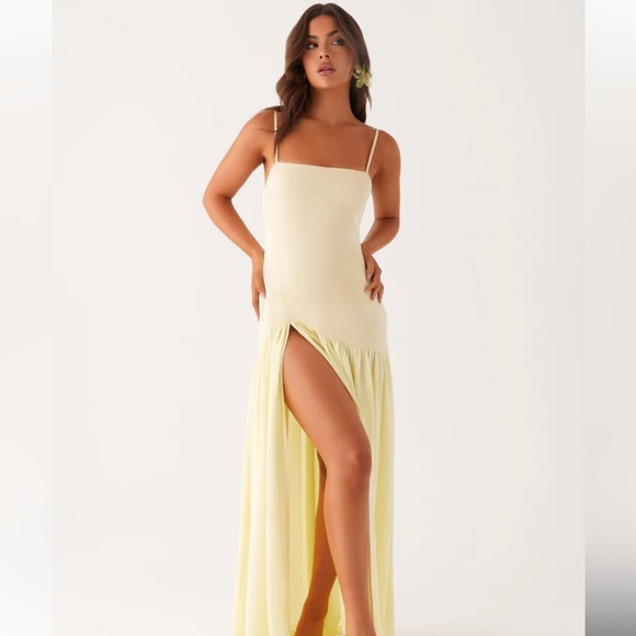 Peppermayo Asteria Maxi Dress in Yellow - Picture 2 of 8